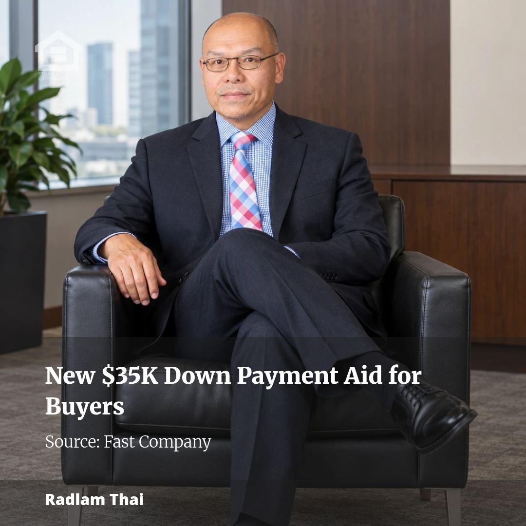 First-time homebuyers could soon get a new way to find $35,000 for a down payment